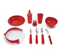 Deluxe Red Tableware Set for Alzheimer's, Dementia & Disability