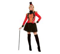 Deluxe Ringmaster Lady Costume, Red