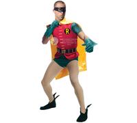 Deluxe Robin Grand Heritage Men's Superhero Batman Adult Comic Book Costume New