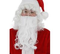 Adult Deluxe Santa Claus Beard Father Christmas Festive Fancy Dress Accessory