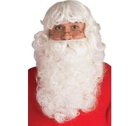 Deluxe Santa Beard And Wig Set