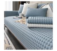 Deluxe Solid Color Ice Silk Sofa Cover,Summer New Cooling Ice Doug Couch Cover, Anti-Slip Sofa Cover, 3D Structure Breathable Cool Couch Covers Sofa Seat Covers Sofa Bed Cover (TYP-4,90*160CM)