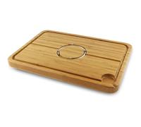Deluxe Spiked Bamboo Wooden Roast Joint Carving & Cutting Board 40 x 28cm