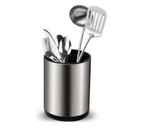 Deluxe Stainless Steel Rotating Cutlery Utensil Organiser