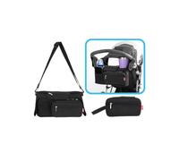 Deluxe Stroller Organizer - NUBY - Removable Pouch - Black