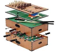 DELUXE TABLE GAME SET 5 IN 1 FOOTBALL TENNIS BACKGAMMON CHESS POOL SNOOKER TOY