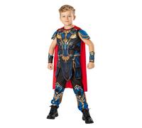 Deluxe Thor Costume Love & Thunder Kids Film Fancy Dress Boys Marvel Outfit