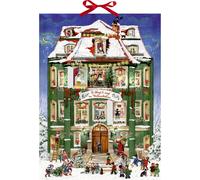 Deluxe Traditional Card Advent Calendar Large ~ Musical Christmas Carol Advent Calendar