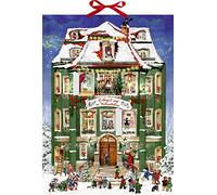 Deluxe Traditional Card Advent Calendar Large ~ Musical Christmas Carol Advent Calendar