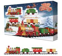 Deluxe Train Set Around Christmas Tree Track Toy Lights Musical Party Xmas Gift