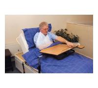 Deluxe Twin top Adjustable Mobile Over Bed or Chair Table (with Extension Piece to fit Over a 5ft Bed)