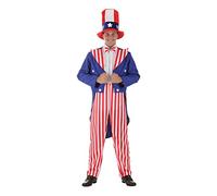 Deluxe Uncle Sam Fancy Dress Costume for Men X-Large