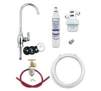 Deluxe Undersink Drinking Water Filter Kit With 1 Micron Rated Finerfilters Fc02 Filter - Baseball Tap