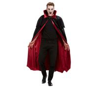 Deluxe Vampire Cape Professional Stage Quality Velour Lining Adults Fancy Dress