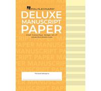 Deluxe Wirebound Super Premium Manuscript Paper (Gold Cover)