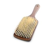 Deluxe Wooden Mane And Tail Brush HySHINE Dark Brown One Size