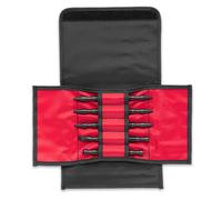 Deluxe Woodworking Kit by HIT Tool - 5-Piece Spring-Loaded Set with Nail Starters, Chisel, Center Punches & Self-Centering Punch - Compact, Hammerless Tools in Carrying Pouch - USA Made, Carbon Steel