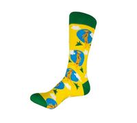 Deluxebase Anisox - Meerkat from Organic Cotton & Recycled Polyester Meerkat Socks. Animal Print Novelty Socks for Men, Women & Kids. Fun Unisex Socks, UK 3-7 (Small).