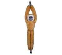 Deluxebase EcoBuddiez Tree Huggers - Gibbon from Small 55cm Hanging Soft Toy made from Recycled Plastic Bottles. Eco-friendly soft and cuddly plush toy and perfect cuddly gift for kids.