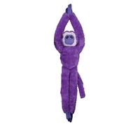 Deluxebase EcoBuddiez Tree Huggers - Purple Squirrel Monkey from Small 55cm Hanging Soft Toy made from Recycled Plastic Bottles. Eco-Friendly Soft and Cuddly Plush Toy