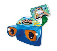 Deluxebase ViewNoculars 3D Reel Viewer Binoculars - Ocean Educational Kids Toys with 8 Ocean Animal Views, Battery-Free Retro Viewers Animal Toys for Kids of All Ages