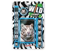 Deluxebase Wild Stationery Set - White Tiger, 6 Piece School Supplies Set including Notebook, 2 Pencils, Ruler, Pencil Eraser and Sharpener, Fun Animal Stationery Gifts for Kids and Students.