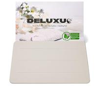 DELUXUS Diatomite Stone Bath Mat | Quick Dry Absorbent Diatomaceous Earth 60x40cm | Fast Drying Shower Mat | Modern Natural Material Bathroom Accessory | Premium Drying Mat (Off-White)