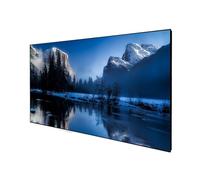 DELUXX Cinema Rahmenleinwand SlimFrame Velvet 243 x 136cm, 110' - DARKVISION