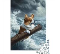 Delve Into The Wonders of Corgi - A 1000 Piece Wooden Jigsaw Challenge That Captivates Minds And Hearts - Ideal for Families