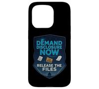 Demand Disclosure Now Release the Files Virtue UFO UAP Case for iPhone 15 Pro