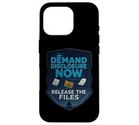Demand Disclosure Now Release the Files Virtue UFO UAP Case for iPhone 16 Pro