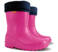 Demar Ultralight Boys Girls Kids Warm Lined Rain Boots Wellington Boots Wellies Dino (5-6 UK / 22-23 EU - 141 mm, Pink)