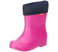 Demar Dino Kids Warm Lined Wellington Boots 165 mm (8-9 UK Child, 26-27 EU, Pink)