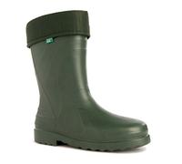DEMAR Luna Lightweight EVA Wellington Boots Lined Rain Boots (39/40, Green) 6/7 UK