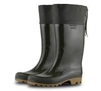 Demar Men’s Adjustable Wellington Boots, Rain Boots for Men, Complete Water Protection, Fashionable Cut, Bottle-green Colour, Work Boots, Outdoor Boots with Build-in Over Boots (7.5)