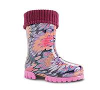 Demar Twister Lux Children's Wellies Lined (28/29, Hearts II)
