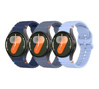 Demark 20mm No Gap Straps for Samsung Galaxy Watch 7/6/5/4/FE Strap 40mm 44mm,Galaxy Watch 6 Classic 47mm 43mm/Galaxy Watch 4 Classic Strap 42mm 46mm/Watc h 5 pro 45mm(Pack D)
