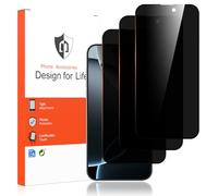 Demark 3-Pack Privacy Screen Protector for iPhone 16 Pro 6.3-Inch, Anti-Spy Tempered Glass Film with Easy Installation Tool (16 Pro 6.3 inches)
