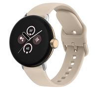 Demark Silicone Strap for Google Pixel Watch Strap/pixel Watch 2 strap/watch 3 41mm,Soft Silicone Sport Band for google pixel watch 3 41mm 2 1 Women Men (MilkTea)
