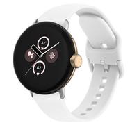 Demark Silicone Strap for Google Pixel Watch Strap/pixel Watch 2 strap/watch 3 41mm,Soft Silicone Sport Band for google pixel watch 3 41mm 2 1 Women Men (White)