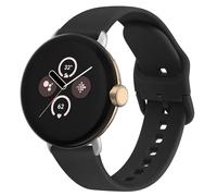 Demark Silicone Strap for Google Pixel Watch Strap/pixel Watch 2 strap/watch 3 41mm,Soft Silicone Sport Band for google pixel watch 3 41mm 2 1 Women Men (Black)
