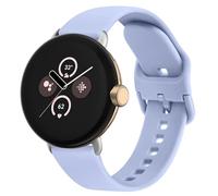 Demark Silicone Strap for Google Pixel Watch Strap/pixel Watch 2 strap/watch 3 41mm,Soft Silicone Sport Band for google pixel watch 3 41mm 2 1 Women Men (Light Blue)