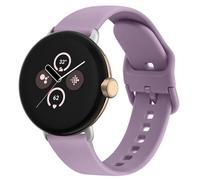 Demark Silicone Strap for Google Pixel Watch Strap/pixel Watch 2 strap/watch 3 41mm,Soft Silicone Sport Band for google pixel watch 3 41mm 2 1 Women Men (Light Purple)