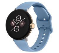 Demark Silicone Strap for Google Pixel Watch Strap/pixel Watch 2 strap/watch 3 41mm,Soft Silicone Sport Band for google pixel watch 3 41mm 2 1 Women Men (Advanced Blue)