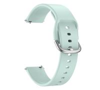 Demark Silicone Strap, Quick Buckle Waterproof Soft Strap, Black strap, Silver Stainless Steel Buckle, Men's and Women's Smartwatch s trap, Sport Watch s trap 18mm 20mm 22mm (Tamsui, 20mm)