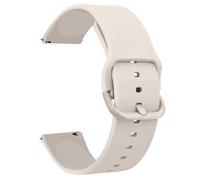 Demark Silicone Strap, Quick Buckle Waterproof Soft Strap, Black strap, Silver Stainless Steel Buckle, Men's and Women's Smartwatch s trap, Sport Watch s trap 18mm 20mm 22mm (Starlight, 20mm)