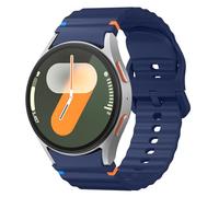 Demark Sport Strap Compatible with Samsung Galaxy Watch 7 Strap - Soft Silicone Band für Galaxy Watch 6 5 4 Strap 40mm 44mm-No Gap Wave Watchband for 6 Classic/4 Classic/5 Pro/FE
