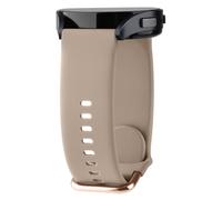 Demark Sport Strap Compatible With Samsung Galaxy Watch Active/Active 2 40mm/44mm, 20mm Waterproof Silicone Replacement for Samsung Galaxy Watch 6/5/4 40mm 44mm Strap for Women Men (Milk Tea, Small)