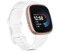 Demark Strap for Fitbit Versa 4/ Versa 3 Straps for Women Men/Fitbit Sense/Sense 2 Strap, Soft Sport Watch Strap Replacement Wristbands for Fitbit Versa 4/Versa 3/Fitbit Sense/Sense 2 (White, Small)