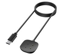 Demark USB C Charger Cable for Fitbit Sense/Sense 2/Versa 3/Versa 4, Replacement USB C Charging Cable Cord Magnetic Dock Stand for Sense/Sense 2/Versa 3/Versa 4 Smartwatch (100cm)